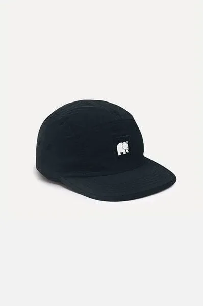 Trendsplant Trendsplant Water Repellent Nylon Five Panel Cap Black