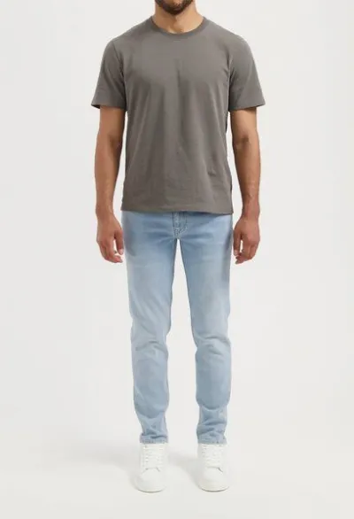 MUD Jeans MUD Jeans Herren Jeans Dunn Low Tapered - Light Aged