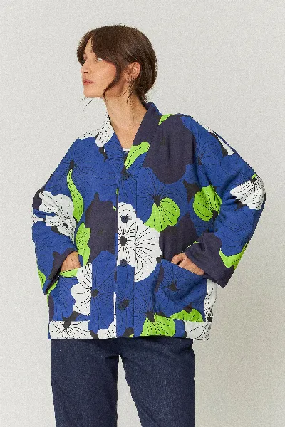 SKFK SKFK Damen vegan Jacke Reversible Alana Marineblau