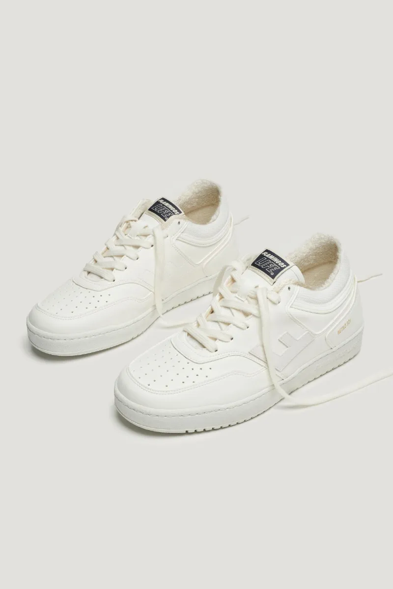 Flamingos' Life Sneaker Retro 90s All White