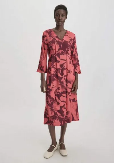 hessnatur hessnatur Print Kleid Midi Relaxed aus reiner LENZING ECOVERO Viskose