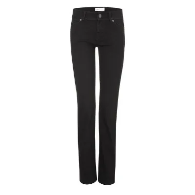goodsociety goodsociety Womens Straight Jeans Black One Wash