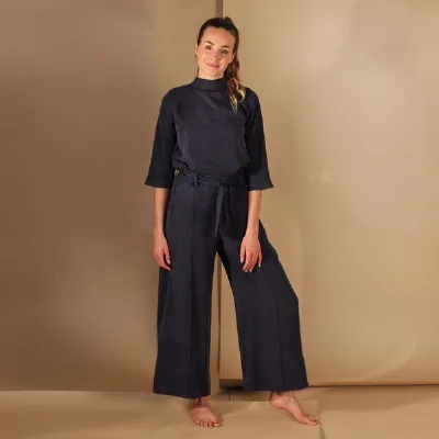 ManduTrap ManduTrap Bluse/Top aus Tencel in Blau, Senfgelb oder Rost,