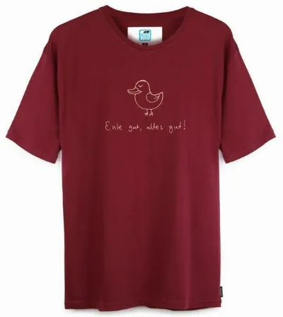 Gary Mash GARY MASH Shirt Ente gut, alles gut aus Bio-Baumwolle