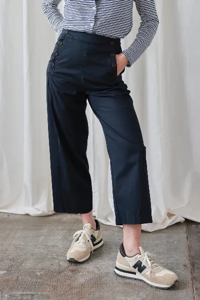 TWOTHIRDS TWOTHIRDS Damen vegan Hose Ulva Dark Navy