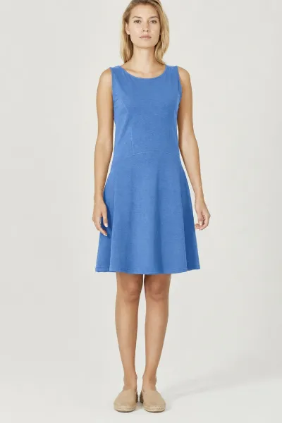 HempAge Hempage Damen vegan Kleid Aus Jersey Summer Ocean