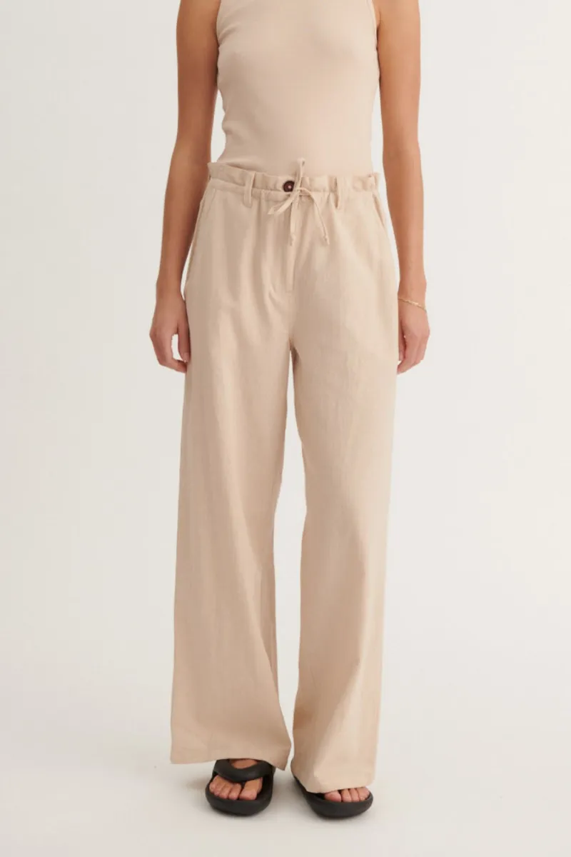 Basic Apparel Hose Beate Beige