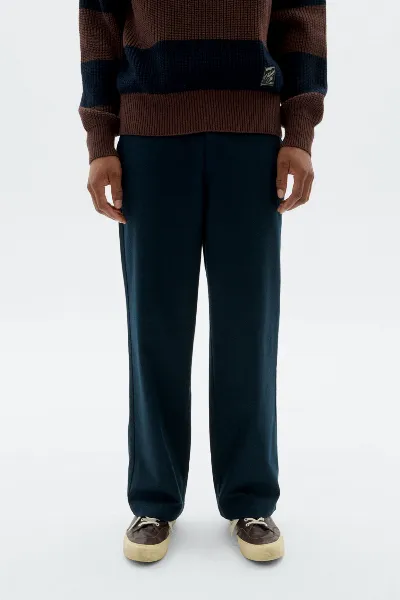 thinking mu Thinking MU Herren vegan Weite Hose Marc Navy