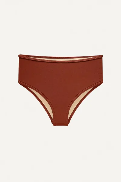 Oy Surf Bikini Bottom Samun Frottee Rot