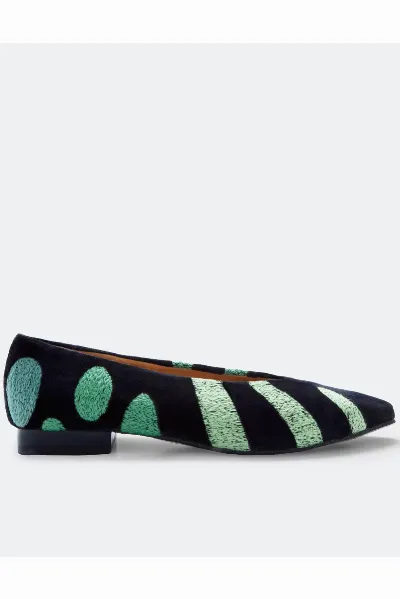Momoc Momoc Damen vegan Loafer Monstera Grün