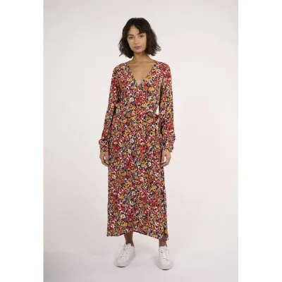 KnowledgeCotton Apparel KnowledgeCotton Apparel Wickelkleid FLOWER aus Lenzing EcoVero