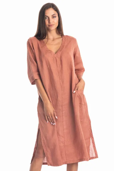 RAVENS VIEW IBIZA RAVENS VIEW IBIZA Damen vegan Kleid Isola Bronze