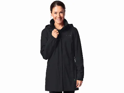 Vaude VAUDE Damen-Regen-Parka 'Escape' mit separatem Kragen, black,