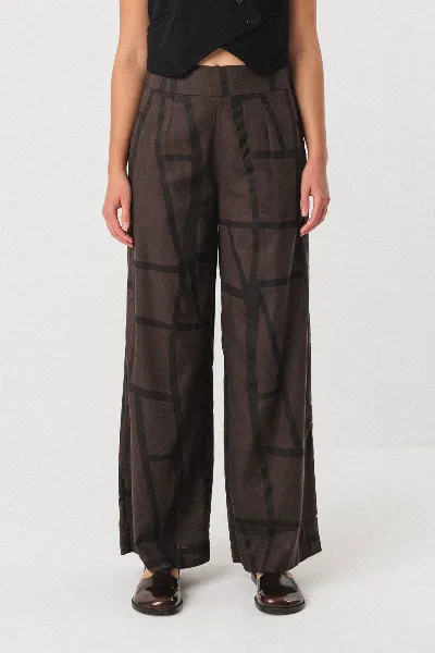 SKFK SKFK Damen vegan Hose Ekieta Brown