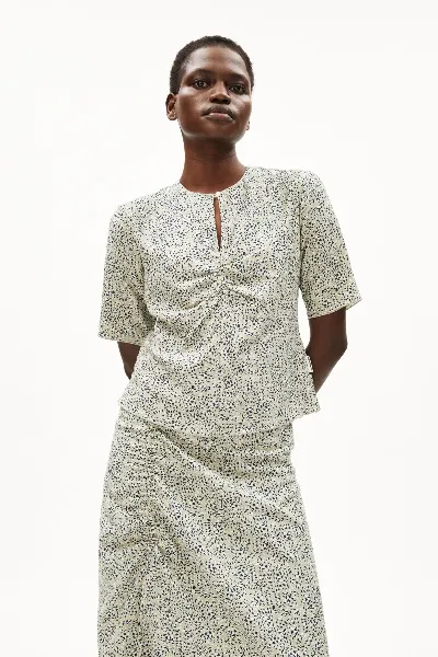 ARMEDANGELS Bluse Ewaniaa Waterdrop Gr&uuml;n