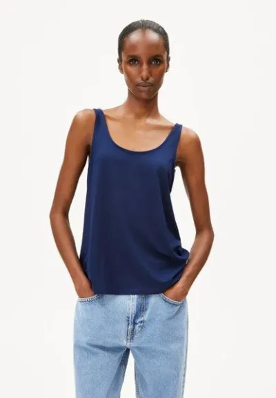ARMEDANGELS ARMEDANGELS ASHRAANI SOLID Damen Top aus LENZING ECOVERO Viskose Mix