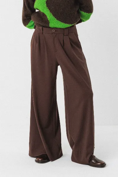 SKFK SKFK Damen vegan Hose Nia Brown