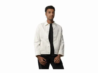 MELA MELA Bio-Herren-Workwear-Twill-Jacke SENTHIL cream,