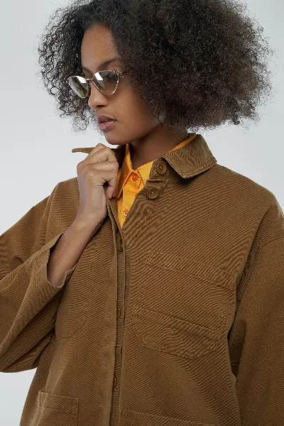 PeopleTree Twill Jacke aus Bio Baumwolle