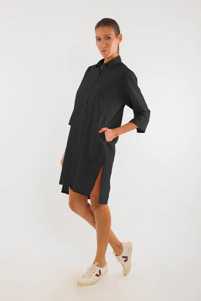 RAVENS VIEW IBIZA RAVENS VIEW IBIZA Damen vegan Hemdkleid Isla
