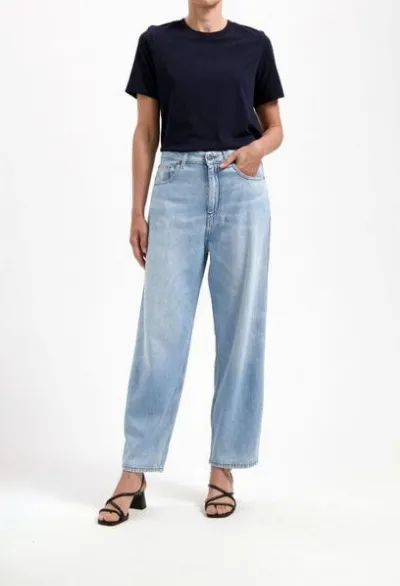 MUD Jeans MUD Jeans Damen Jeans Brooke High Barrel Flow - Stone Vintage