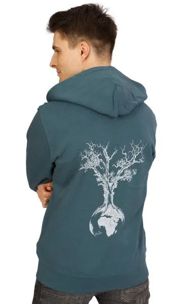Life-Tree Life-Tree Organic Fairwear Zipper Unisex Weltenbaum