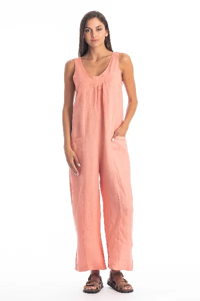 RAVENS VIEW IBIZA RAVENS VIEW IBIZA Damen vegan Jumpsuit Aura Koralle Lehm