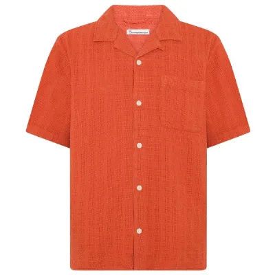 KnowledgeCotton Apparel KnowledgeCotton Apparel - Organic Cotton Structure Shirt - Hemd