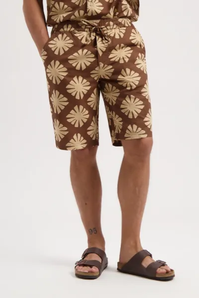 Kuyichi Kuyichi Herren vegan Short Tyler Gedruckt Soft Silt