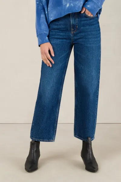 Kings Of Indigo Kings of Indigo Damen vegan Jeans Liora Stanley Mid Washed