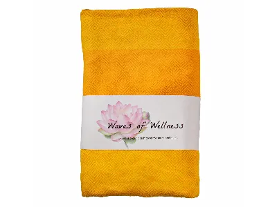 HängemattenGlück Hamam Strandtuch mango-gelb Maße 100 x 180 c