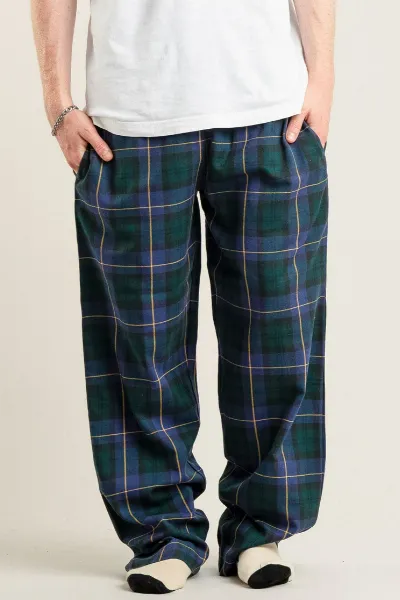 KOMODO KOMODO Herren vegan Pyjamahose Jim Jam Uhr