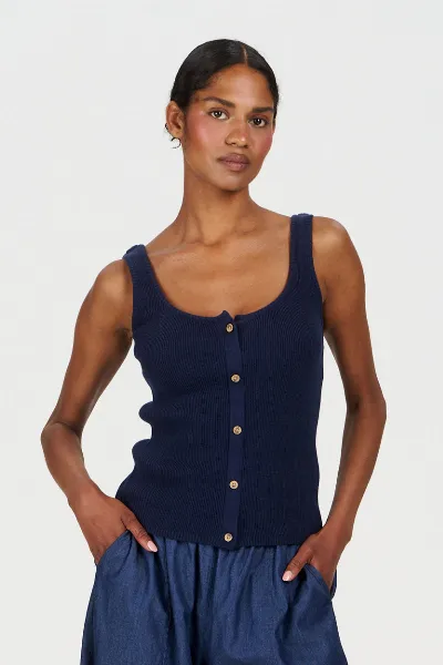 KOMODO KOMODO Damen vegan Weste Cove Navy
