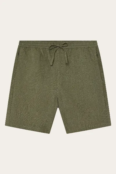 KnowledgeCotton Apparel KnowledgeCotton Apparel Herren vegan Shorts Astral Comfort Blend In Der Farbe â€žburned Oliveâ€œ