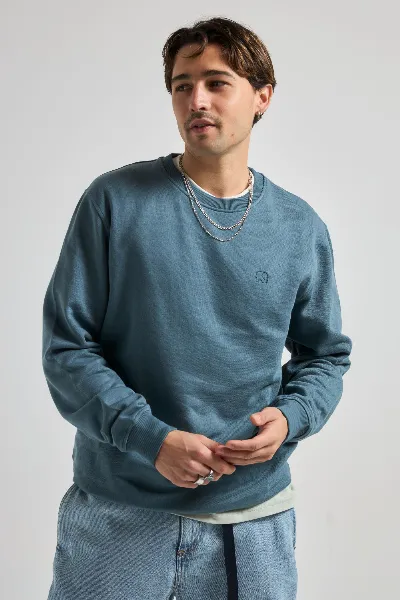 Trendsplant Trendsplant Herren vegan Sweatshirt Essential Deep Spruce