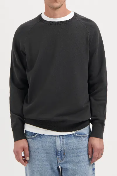 Kuyichi Kuyichi Herren vegan Strickpullover Noel Woodland Grau