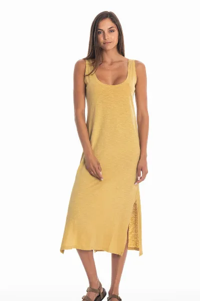 RAVENS VIEW IBIZA RAVENS VIEW IBIZA Damen vegan Kleid Demi Gold