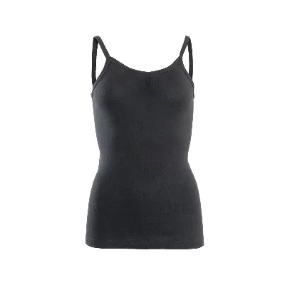 Living Crafts LIVING CRAFTS - Damen Spaghettitrger-Top - Schwarz