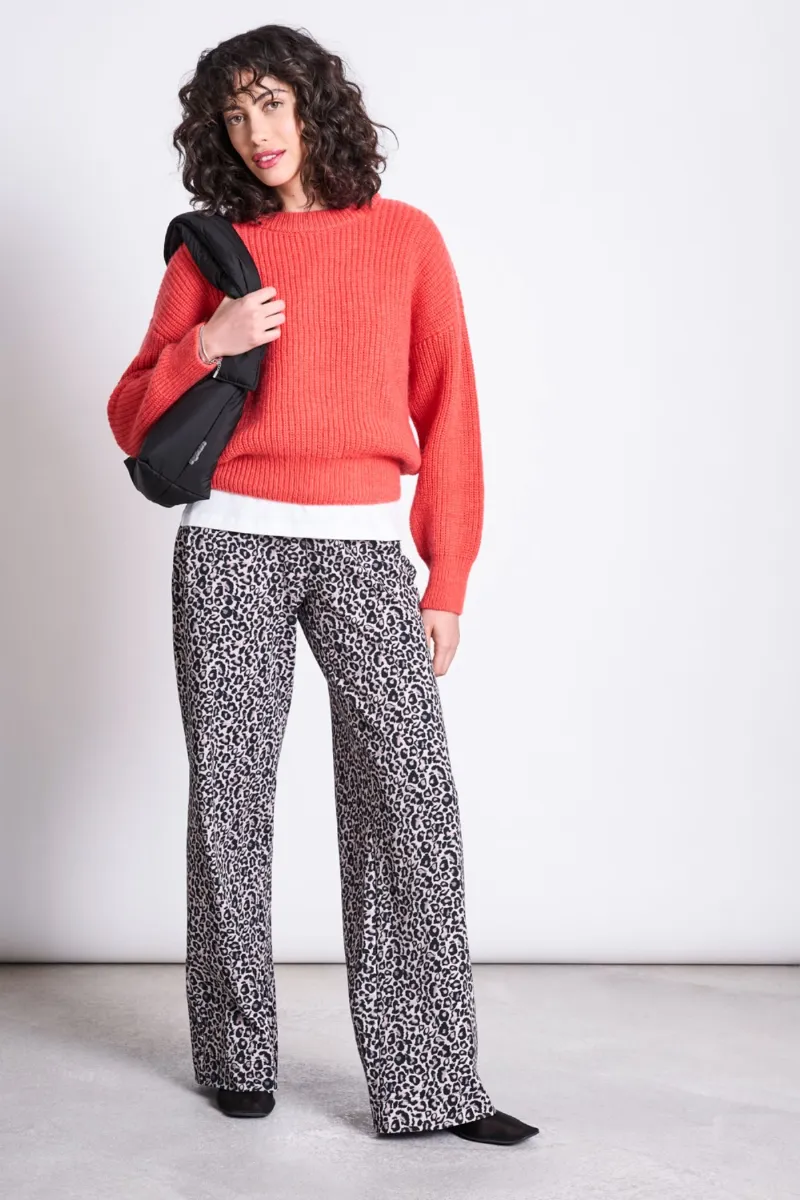 JAN 'N JUNE Hose Kiso Leo Print