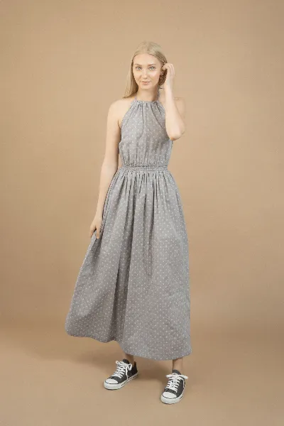 TAWAST TAWAST Damen vegan Maxikleid Celestial Lunisolar