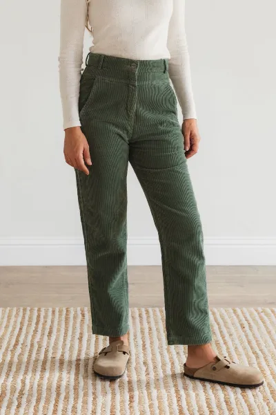 TWOTHIRDS TWOTHIRDS Damen vegan Hose Ontong Gewaschen