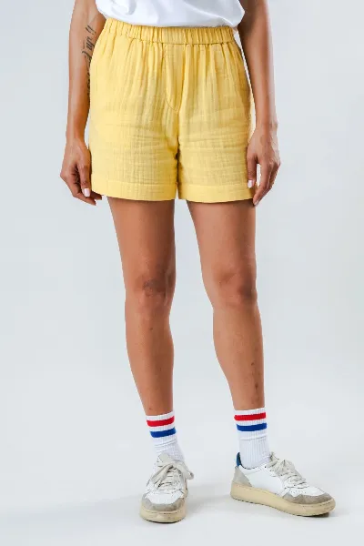Brava Fabrics Shorts Bubble Roxy Gelb