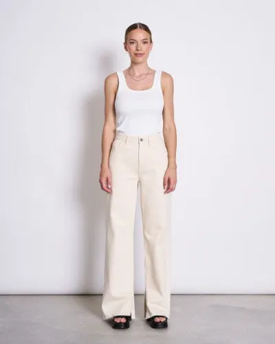 JAN N JUNE JAN N JUNE High Waist Jeans SELENE mit Schlitz
