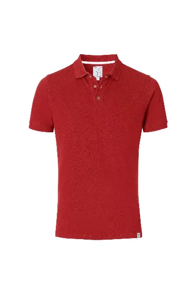 SKOT SKOT Herren vegan Polo Ruby Red