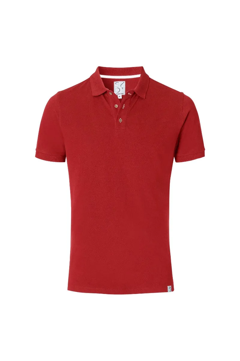 SKOT SKOT Herren vegan Polo Ruby Red