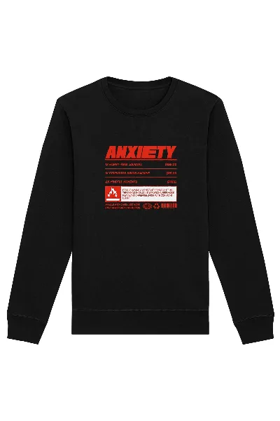 Oat Milk Club Oat Milk Club Damen vegan Sweatshirt Anxiety