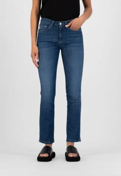 MUD Jeans MUD Jeans Damen Jeans Faye Straight - Stone Indigo