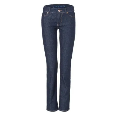goodsociety goodsociety Womens Straight Jeans Raw One Wash