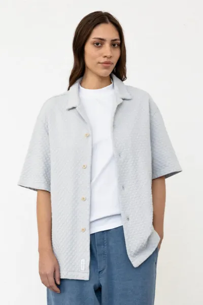 Rotholz Rotholz Damen vegan Shirt Gestrickt Bowling Grau
