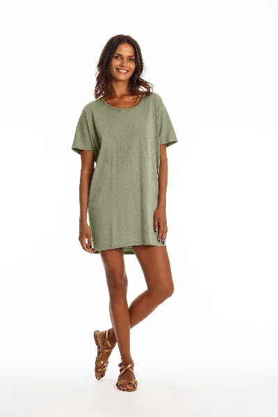 RAVENS VIEW IBIZA RAVENS VIEW IBIZA Damen vegan Kleid Jane Khaki